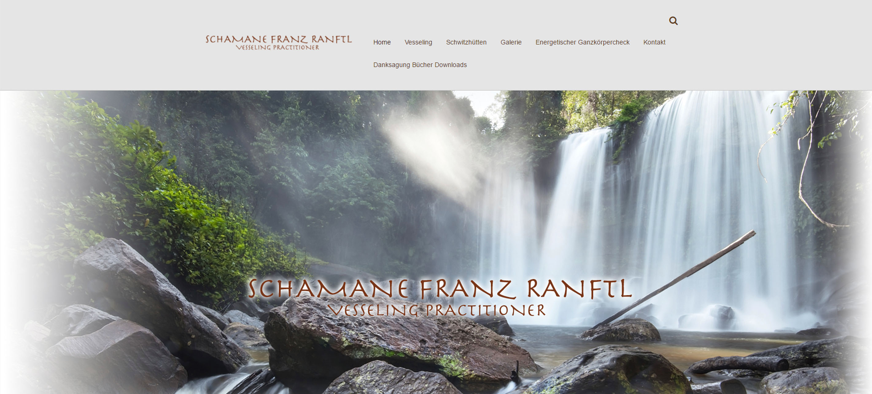 Screenshot Webseite Franz Ranftl